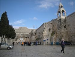 La Basica della Natività, Betlemme, patrimonio dell'umanità per UNESCO.