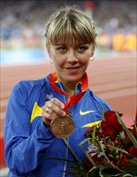 Nataliya Tobias, ucraina, una delle atlete squalificate per doping (foto Ansa).