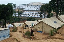 Campi profughi in Rwanda. Foto Reuters.