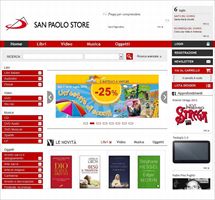 L'home page del nuovo SanPaoloStore.