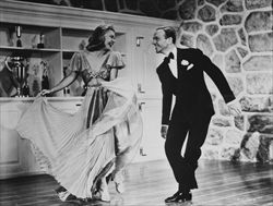 Ginger Rogers balla con Fred Astaire, foto Corbis.