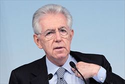 Mario Monti ha aperto il 33mo Meeting di Rimini (foto Eidon).
