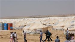 Il campo profughi dell'Unhcr di Za'atri in Giordania.