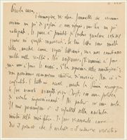 Una delle 318 lettere scritte da Benito Mussolini a Claretta Petacci fra il 1943 e il 1945. Il Duce si rivolgeva all'amata chiamandola “Piccola cara”.