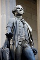 Statua di George Washington, primo presidente degli Stati Uniti d'America.
