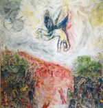 La caduta di Icaro di Marc Chagall (foto Scala).