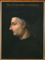 Un ritratto di Niccolò Machiavelli, 1469-1527 (Scala).
