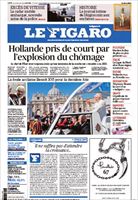 "La folla acclama Benedetto XVI" su Le Figaro