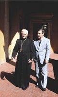 il cardinale Ratzinger con Messori.