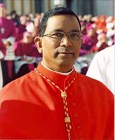 Il cardinale Telesphore Placidus Toppo, arcivescovo di Ranchi, in India.