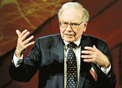 L'imprenditore Warren Buffett, l'uomo più "generoso" del mondo