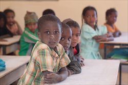 Alunni della scuola di Tigrenbawen, nel Niger (tutte le fotografie di questo dossier sono di Marta Cometti).