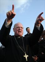 Il cardinale Timothy Dolan, arcivescovo di New York (Reuters).