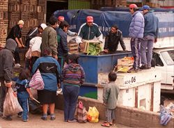 Il fallimento dello Stato causò il rapido impoverimento di molte famiglie.argentine. Foto Ap. 