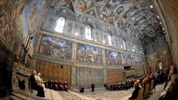 La Cappella Sistina in un'immagine di repertorio (Reuters).