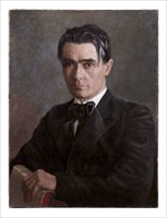 D. Huschke, "Ritratto di Rudolf Steiner", olio su tela, 1906. Rudolf Steiner Archiv, Dornach.