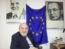 Pier Virgilio Dastoli, presidente del Movimento Europeo (foto F. Speranza).