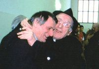 Da sinistra: don Luigi Ciotti e don Andrea Gallo