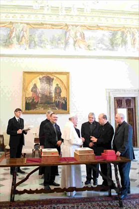 Papa Francesco riceve la Società San Paolo