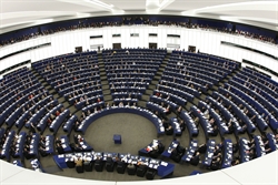 Il Parlamento europeo a Strasburgo.