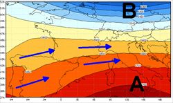 Umide correnti  atlantiche interesseranno nei prossimi giorni  soprattutto il Centronord dell’Italia.