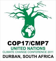 Il logo della diciassettesima Conferenza sui cambiamenti climatici promossa dall'Onu a Durban, in Sudafrica. 