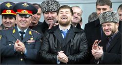 Ramzan Kadyrov, presidente della Repubblica di Cecenia.