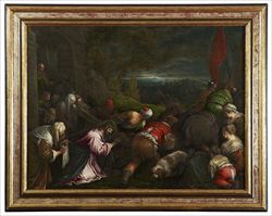 "Andata al calvario" di Francesco Bassano.