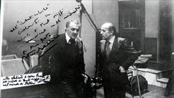 Nino Rota (a destra) con Federico Fellini.