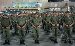 Un reparto dell'esercito del Rais.