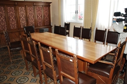 La sala del Consiglio comunale di Bordighera sciolto per infiltrazioni mafiose.