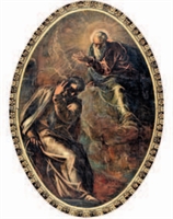 L'Eterno appare a Mosè di Jacopo Robusti, detto il Tintoretto (1518 - 1594). Venezia, Scuola Grande San Rocco.