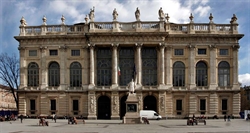 Palazzo Madama, nel cuore di Torimno, sede del Senato del primo Parlamento italiano (foto di Paolo Siccardi/Sync).