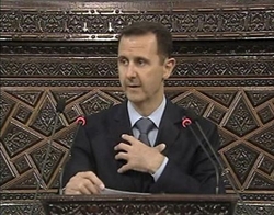 Bashir al Assad, 36 anni, presidente della Siria.
