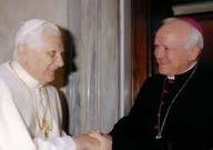 Mons. Martinelli con Benedetto XVI