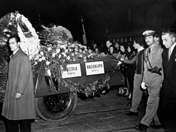 I funerali dei giocatori del Grande Torino.