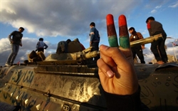 ribelli libici a Misurata.