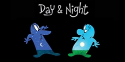 Il cortometraggio animato "Day and Night", distribuito dalla Pixar.