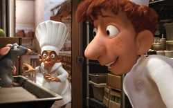 Una sequenza del celebre cartone della Pixar, "Ratatouille".