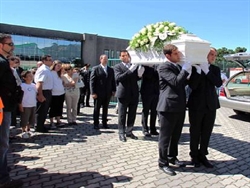 Un momento dei funerali di Yara Gambirasio