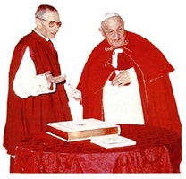 mons. Capovilla con Giovanni XXIII