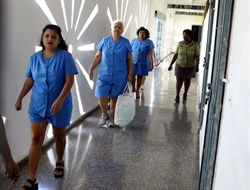 Un carcere femminile a Cuba, nella capitale L'Avana.