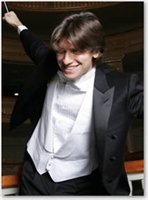 Daniele Rustioni, direttore d'orchestra, 22 anni, la sua opera portafortuna è la Bohème di Puccini.