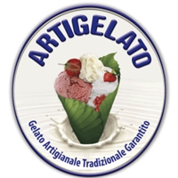 Il marchio “Artigelato – Gelato artigianale tradizionale garantito”.