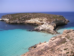Isola dei conigli a Lampedusa 