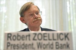 Robert Zoellick, presidente della Banca Mondiale.