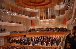 La splendida Konzertsaal del KKL Luzern (foto Priska Ketterer Luzern).