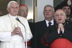 ... e con papa Benedetto XVI.
