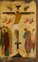 L'icona "Crocifissione", realizzata da Dionisij nel 1500.