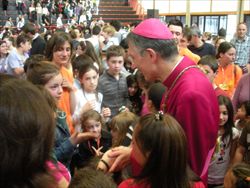 Monsignor Francesco Moraglia alla Festa della Famiglia di La Spezia.